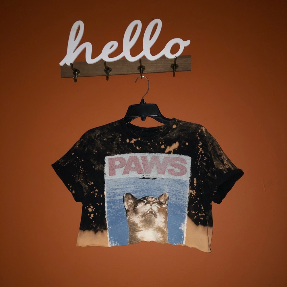 Refashioned crop top